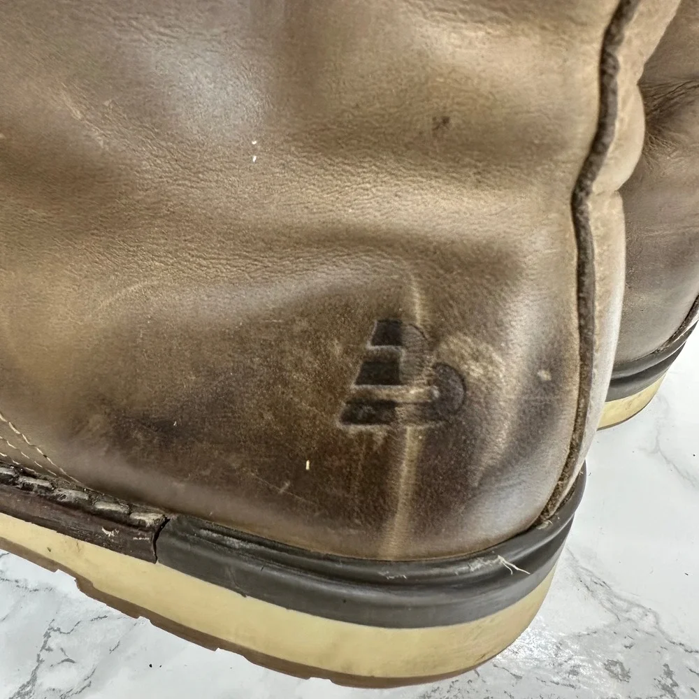 Bullboxer Distressed Leather Combat‎ Boots Mens US8/41 Gelos 5305